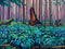 Cedar Snag With Audience Of Ferns