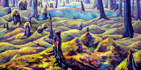 Naikoon Rolling Moss Floor