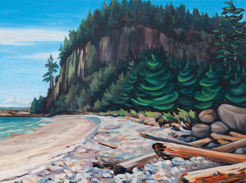 Painting At Agate Beach