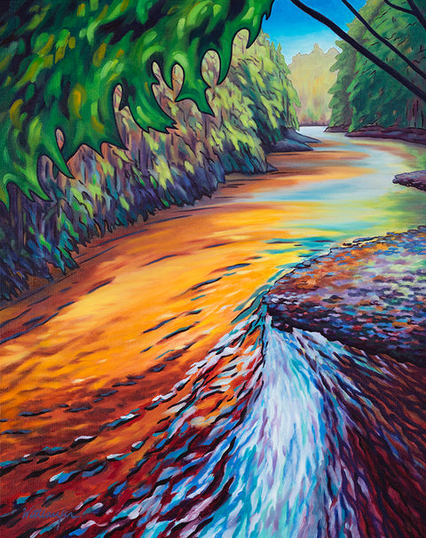 Yakoun River Texture and Colours
